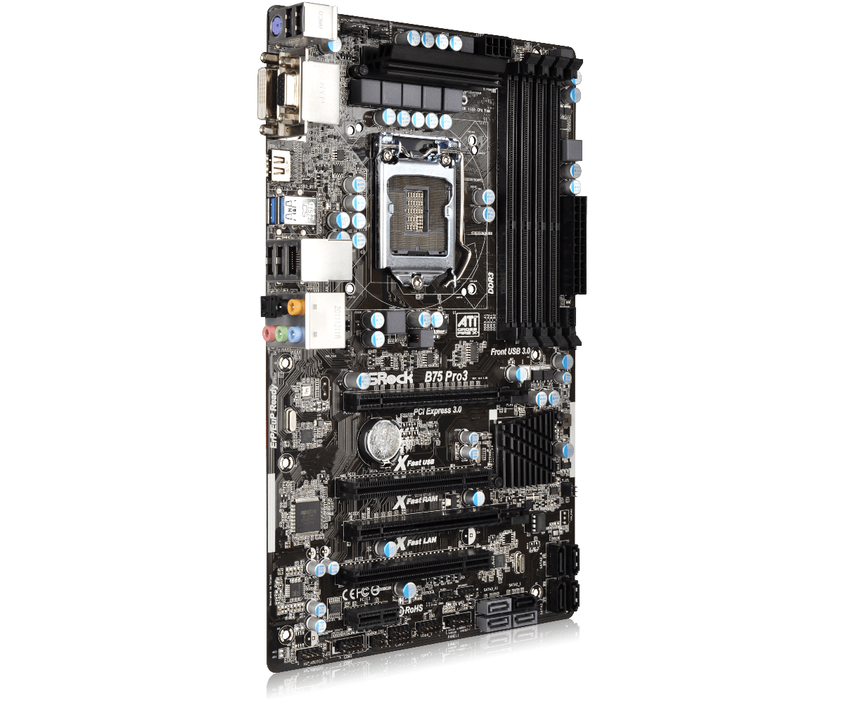 Схема подключения материнской платы asrock b75 pro3